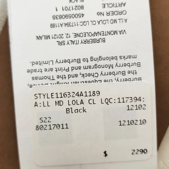 Burberry Lola medium black - Picture 6 of 6